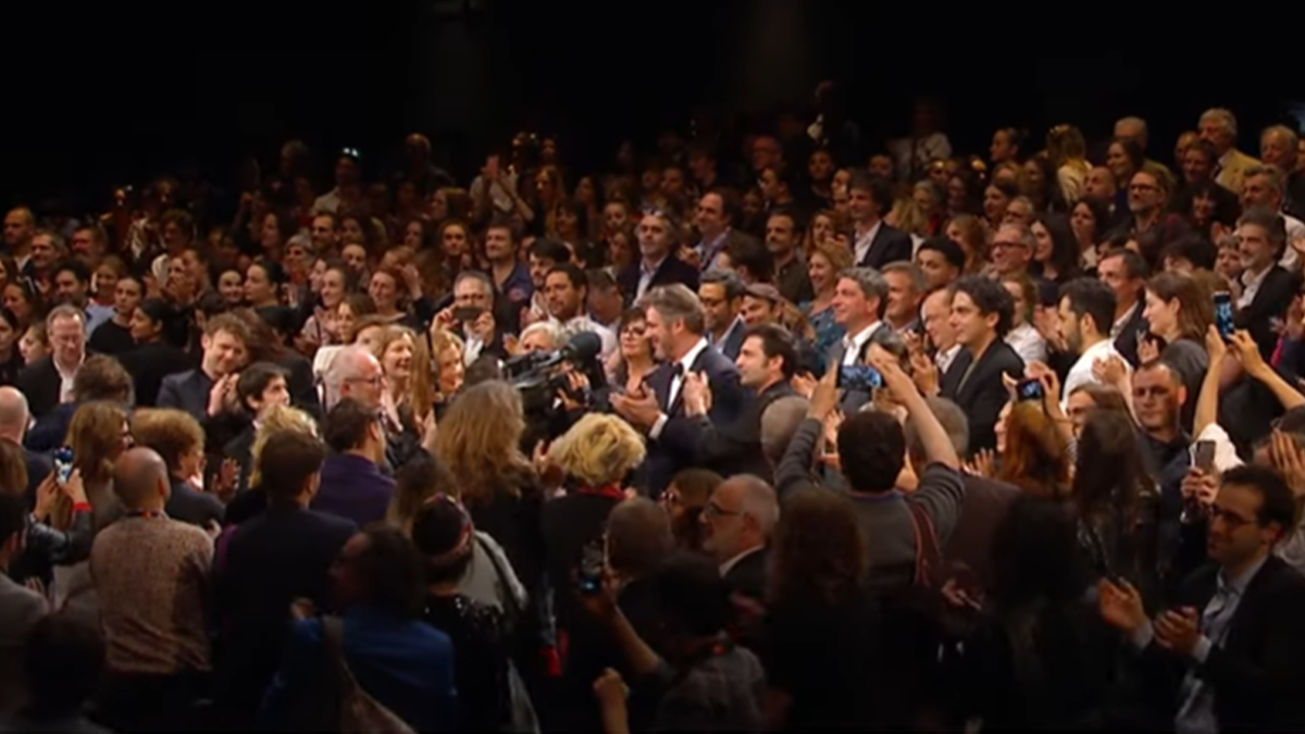 The standing ovation given to Anatomy of a Fall at the 2023 Cannes Film Festival.