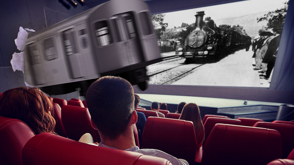 Train Crashes Through Repertory Screening of “L’arrivée d’un Train en Gare de la Ciotat”